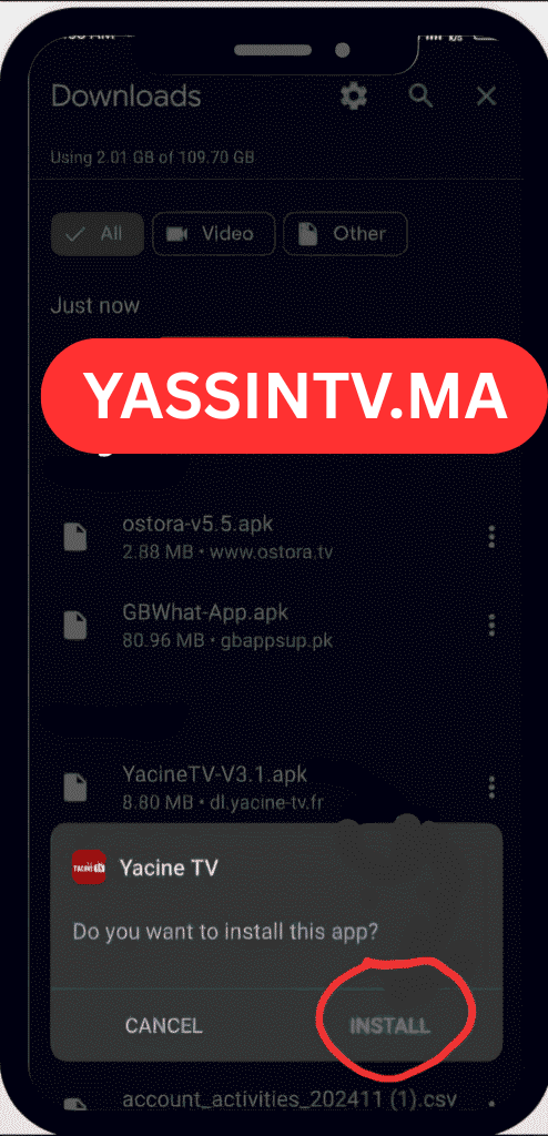 yacine tv live
